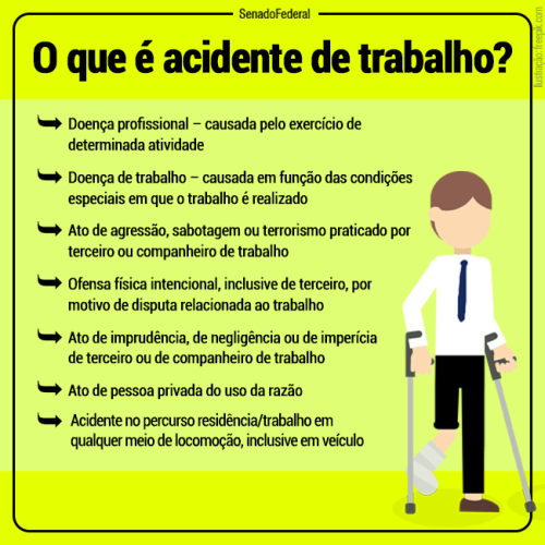 O que é considerado acidente de trabalho?